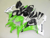 Kawasaki NINJA ZX10R 2008-2010 Injection ABS Fairing - Factory Style - Black Green White - MFS6007